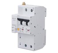 Generic Interruttore Automatico Miniaturizzato, Protezione Sovraccarico Interruttore Automatico 2P IP20 ABS Controllo Remoto CA 230 V Completamente Funzionale Configurabile per Edifici a Molti