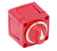 Generic Interruttore Batteria Marino 300A Durevole Prima della Pausa Selettore a 4 Posizioni per Yacht ABS+rame Rosso