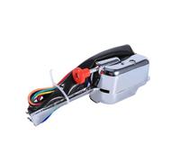 Generic Interruttore degli Indicatori di Direzione Cromato di Alta qualità per Asta Stradale Adatto per Adatto per per 12V Metallo Resistente con Morsetto per i Primi Progetti