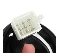 Generic Interruttore di Controllo del Manubrio, Interruttore del Manubrio del Faro Anabbagliante per Moto con Cablaggio, Barra da 25 Mm e 1,0 Pollici, Comandi Sinistra Destra per Motociclisti (BLACK)