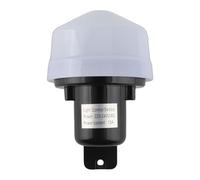 Generic Interruttore di Controllo della Luce Ad Alta sensibilità per Esterni Accensione/spegnimento Automatico per Lampione da Giardino Uso CA 230 V Plastica Resistente