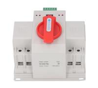 Generic Interruttore di Trasferimento a Doppia Potenza 2 P, Contatti d'argento Ad Alta Temperatura CB Micro Break Interruttore Trasferimento Automatico 230 V per Banco di Negozi Ospedalieri (63A)