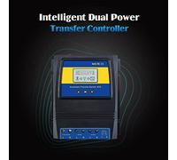Generic Interruttore di Trasferimento Automatico, Interruttore di Trasferimento DC 12V 24V 48 V AC 110V 220 V Controller di Trasmissione a Doppia Potenza Intelligente per di Solare a Griglia Off
