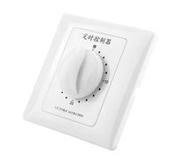 Generic Interruttore Meccanico per il Conto Alla Rovescia del Timer della Pompa Dell'acqua da 220 V Plastica di Alta qualità Durevole per Uso Interno Ed Elettrodomestici (Interruttore timer da 30