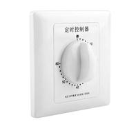 Generic Interruttore Meccanico per il Conto Alla Rovescia del Timer della Pompa Dell'acqua da 220 V Plastica di Alta qualità Durevole per Uso Interno Ed Elettrodomestici (Interruttore di