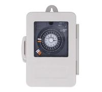 Generic Interruttore Orario Antipioggia Temporizzatore Meccanico 30A per Luci Scale Distributore D'acqua Costruzione in ABS Durevole