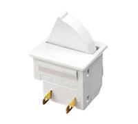 Generic Interruttore Porta Frigorifero Interruttore Luce Frigorifero Pulsante Comando Lampada Universale in Materiale Pp Durevole Attivazione Automatica Luce, 2 Pin