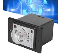 Generic Interruttore relè Timer Ritardato BERM, Controllo Elettronico Leggero per Progetti di Automazione, Struttura in PVC Resistente, 220 V CA 3 A, 1 Pezzo