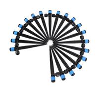 Generic Irrigatore a Goccia Regolabile a 360 Gradi 20 Gocciolatori per Irrigazione Mirata nel Tuo Giardino 13 Cm (BLUE)