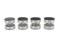 Generic Isolamento 'altoparlante in Lega di Alluminio a Molla Riduci le Vibrazioni per l'amplificatore DVD CD, un Suono per gli Appassionati del Suono (SILVER)