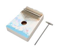 generic Kalimba 17 Chiavi In Acciaio Barre Lettere Allied in Note di Sollievo dallo Stress Piano Con Pollice con Martello di Regolazione per Bambini Principianti