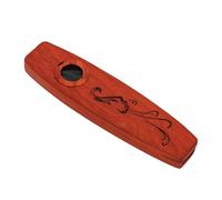 Generic Kazoo in Legno Portatile con Membrane per Divertenti Sessioni Musicali di Gruppo Adatte a Tutte le età Realizzato in Resistente Palissandro Rosso