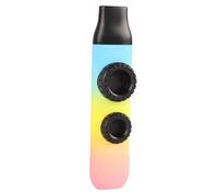Generic Kazoo Strumento Musicale a Tono Regolabile per Ukulele e Chitarre, Diaframmi per Flauto da 10 Pezzi, Plastica Leggera, Facile da Usare (Sfumatura di tre colori ad alta lucentezza)