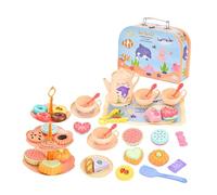 Generic Kids Tea Party Set Early Educational Kitchen Table Stotch Set Sensory Toy per età 3 4 anni Gift Hidorgarten Birthday Regalo, Animali Marini