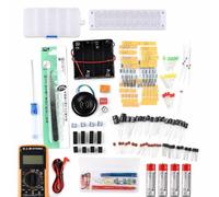 Generic Kit Addestramento Circuiti Elettronici con Circuito Integrato 555 per Esercizi di Progettazione E Montaggio Adatto per Principianti E Appassionati di Elettronica Sperimentale, style to 2