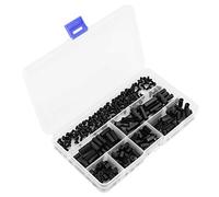 Generic Kit Assortimento di Dadi e Distanziatori per Colonne Esagonali in Nylon per Montaggio su PCB, Durevole Ed Ecologico, 250 Pezzi Maschio Femmina M2 M3 (Modello M3 a doppio passaggio B)