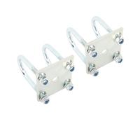 Generic Kit Bulloni a U per Molle a Balestra dell'asse, Kit Bulloni a U per Rimorchio 2 Set Elevata Durata Capacità di Carico di 150 Libbre per Pontone del Rimorchio della Barca (#2)
