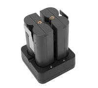 Generic Kit Caricabatterie di Aggiornamento da 2 Pacchi da 6500 MAh per Videocamera Ring Doorbell - Caricabatterie Doppio per Ring Video Doorbell 1 2 3 4, 3 Plus - Dock Station di Ricarica USB per