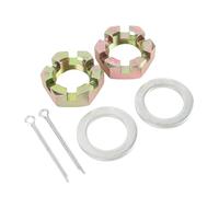 Generic Kit Dado per Assi del Rimorchio, 1 Miglia di Noci Percorsi Castle Nut Kit Trailer's Worder Boat Trailer (GOLD)