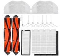 Generic Kit di accessori di ricambio compatibile con Xiaomi Mop Essential/Mijia G1 MJSTG1 - Spazzola principale, Spazzola laterale, Filtro HEPA, Panno Mop, Parti essenziali