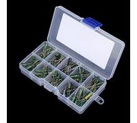 Generic Kit di Assortimento di Condensatori Elettrolitici da 100 Pezzi Condensatori Audio di Alta qualità per gli Appassionati di Elettronica Fai-da-te Assortiti 10 Valori 10V-63V 10uf-470uf