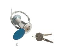 Generic Kit di blocco di emergenza per serratura della porta del garage Blocco del cavo in acciaio Serratura manuale del cancello serratura del cancello cilindro in lega di zinco adatto per la