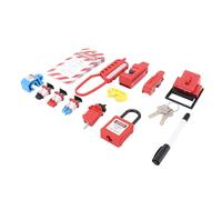 Generic Kit di Blocco Interruttore Automatico con Gancio e Set Multiblocco per la Gestione della Sicurezza di Apparecchiature Elettriche Industriali e Macchinari