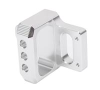 Generic Kit di Clamp/Holder Assemblaggio, Facile Installare in Lega di Alluminio 3 Porta Magneta Porta Cerebrale Grasso di Colore Anodizzato per il Controller Boost Aenoid Valvola (SILVER)