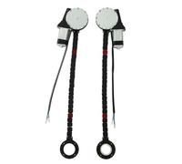 Generic Kit di Conversione Alzacristallo Elettrico Professionale con Motore a Coppia Elevata per Camioncini Universali a 2 Porte, Furgoni, SUV, ABS Nero/bianco 30/16 Pezzi per Un'esperienza di Guida