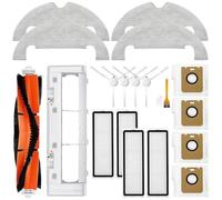 Generic Kit di coperture per spazzole principali Accessori compatibili con Dreame Bot D10 Plus/RLS3D Aspirapolvere Robot Ricambio Spazzola principale Spazzola laterale Panno per mocio Filtro HEPA