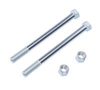 Generic Kit di Dadi e Bulloni con Snodo Sferico per Sospensione Posteriore di Ricambio, Staffa per Telaio Durevole per Land Adatto per Rover 110 1983-2016, Metallo Argentato a Lunga Durata, 4 Pezzi