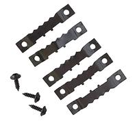 Generic Kit di Ganci a Dente di in Acciaio Al Carbonio per Appendere Quadri, Kit da 100 Pezzi + Set di Viti da 200 Pezzi per Foto, Dipinti, Progetti in Legno, Esposizioni