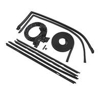 Generic Kit di Guarnizioni per Guarnizioni Meteorologiche da 9 Pezzi per Monte Carlo 1981-1988, Guarnizione in Gomma Resistente per la Riduzione del Rumore, Tenuta All'acqua e All'aria, Comfort di
