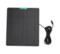 Generic Kit di Pannello Solare, Interfacce DC5521 -Solar -Panel Caricatore per la Telecamera di Sorveglianza (BLACK)