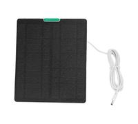 Generic Kit di Pannello Solare, Interfacce DC5521 -Solar -Panel Caricatore per la Telecamera di Sorveglianza (WHITE)