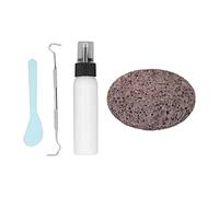 Generic Kit di Pietre Imbottite in Lattice per Alleviare L'ansia, Concentrarsi Sul Compito, Natale e Ringraziamento - Giocattolo per Raccogliere Pietre Piatte per il Relax (Lattice bianco)