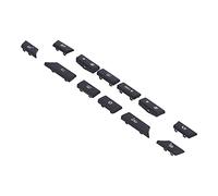 Generic Kit di Riparazione del Tappo del Tasto, 12 Pezzi Pulsante Riscaldatore A/C Kit di Riparazione del Coperchio dell'interruttore Tappo 61319313923 Pulsante di Riscaldamento del Riscaldamento