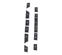 Generic Kit di Riparazione del Tappo del Tasto, Pulsante Climatizzatore di Riscaldamento del Riscaldamento Pulsante del Kit di Riparazione del Coperchio del Tappo per il 61319313923 Sostituzione