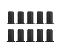 Generic Kit di Routing per Cavi, Bellissimo Design a Prova di Mangime per Cavi Cespuglio da 10 Pc per il Centro Commerciale Domestico (BLACK)