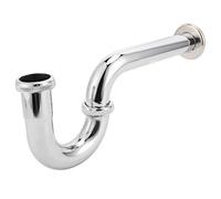 Generic Kit di Scarico per Sifone per Lavabo con Struttura in Rame Resistente e Interno Liscio per Lavelli Domestici, Facile da Pulire e Installare, 2 Pezzi