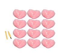 Generic Kit di Scavo per Bambini - 12 Pietre Uniche con Scalpello e Pennello - Giocattolo Educativo di Archeologia STEM per Ragazzi e Ragazze - Attività Scientifica per la la Casa (amore
