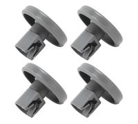 Generic Kit di Sostituzione Ruote per Lavastoviglie Universali da 4 Pezzi Accessori Durevoli per AEG Favorit Privileg Zanussi Plastica PP 40x30mm