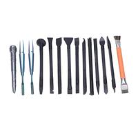 Generic Kit di Strumenti di Riparazione Elettronica Set Completo per Telefono Cellulare e Laptop, Spudger da 14 Pezzi, Pinzette, Interruttore Schermo, Lega di Titanio Resistente