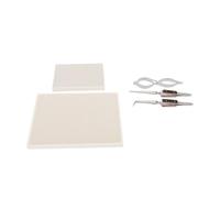 Generic Kit di Tavola di Saldatura di Gioielli, Pinzette di Saldatura Professionale Pinzette di Blocco Inversa 5pc per la Produzione di Gioielli