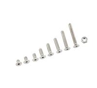 Generic Kit di Viti e Dadi a Esagono Incassato in Acciaio Inossidabile A2 Resistente Alla Corrosione, Assortimento di Elementi di Fissaggio da 300 Pezzi per Assemblaggio di e Invenzioni Fai-da-te