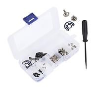 Generic Kit di Viti per Macchina da Cucire Accessori in Acciaio Inossidabile Ad Alta Durezza, Incluso il Fissaggio della Piastra Dell'ago per Schegge di Navetta, Adatto per la Maggior Parte delle