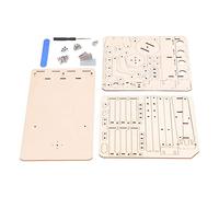 Generic Kit Giocattolo Braccio Robot Idraulico Fai-da-te per L'insegnamento Dell'educazione Scientifica, 8 Pezzi di Siringhe Guidano il Braccio Meccanico, Set di Modelli in Legno per Legami