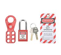 Generic Kit Hasp di Blocco Materiale Premium a Prova di Manomissione per lo Stato Operativo delle Apparecchiature Industriali (#1)