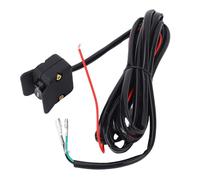 Generic Kit Interruttore a Pollice Nero 12V, Sostituzione Interruttore a Bilanciere per Verricello Resistente Alle Intemperie per KFI ST17 A2500 A3000 UTV 4x4