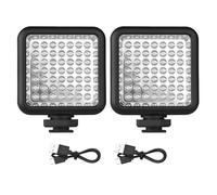 Generic Kit Luce Fotografica a Infrarossi con Potenza di Lunga Durata, Montaggio Universale per Videocamera, Coppia di 2 Pezzi